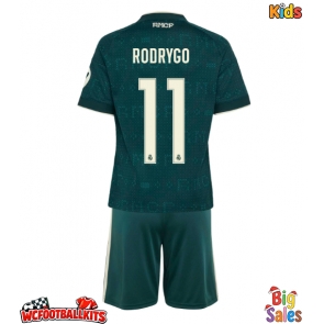 Real Madrid Rodrygo Goes #11 Replica Away Stadium Kit for Kids 2026-27 Short Sleeve (+ pants)